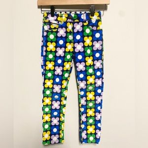 Boden Girls Curdoroy Floral Pants. Sz: 8Y